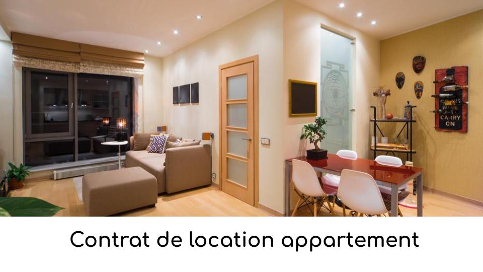 Contrat de location appartement